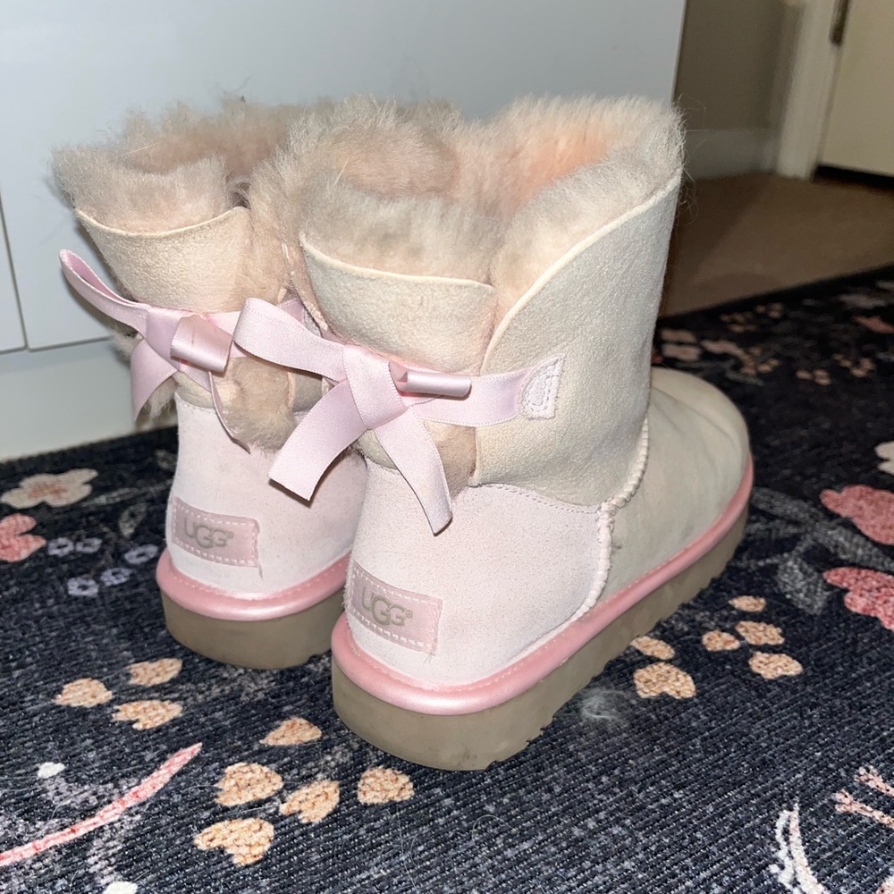 UGG Pink Bow Boots